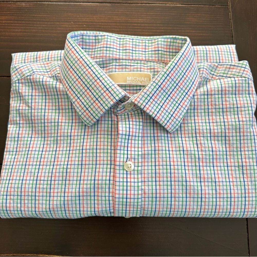 Micheal Kors button up dress shirt.